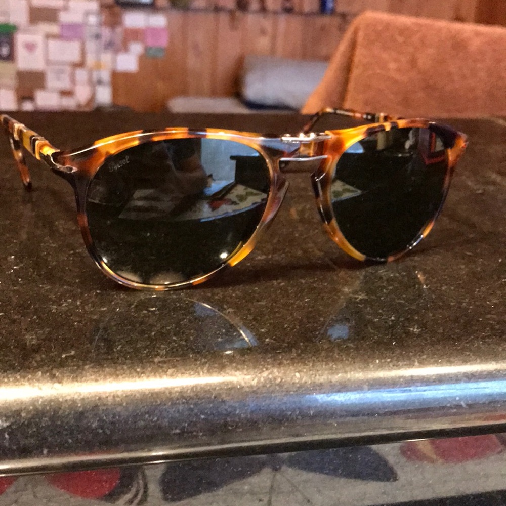 Persol Sunglasses (Green Lenses)